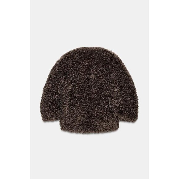 ZARA FAUX FUR COAT ZW COLLECTION - Picture 4 of 5